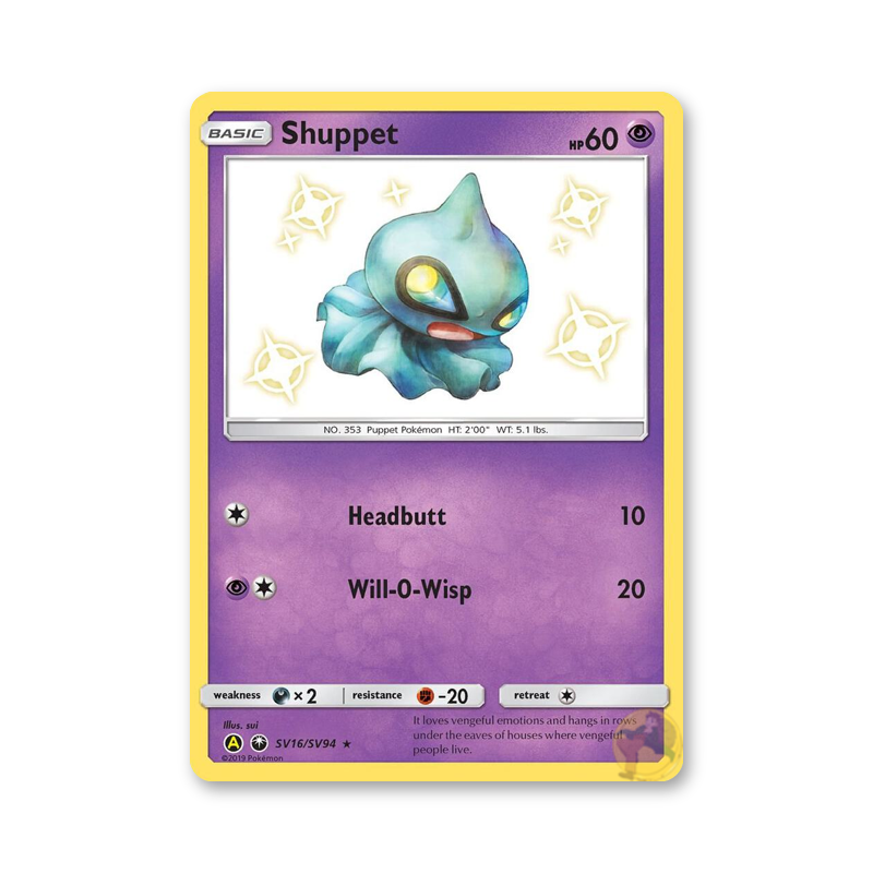 Shuppet - SV16/SV94 (Hidden Fates: Shiny Vault)