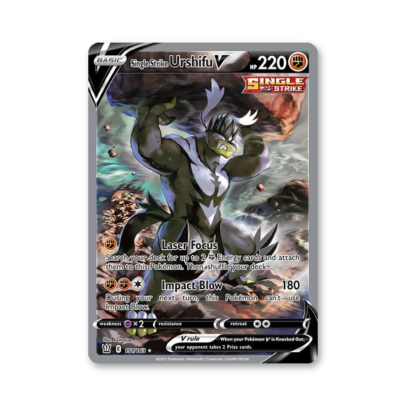 Single Strike Urshifu V (Alternate Full Art) - 151/163 (Battle Styles)