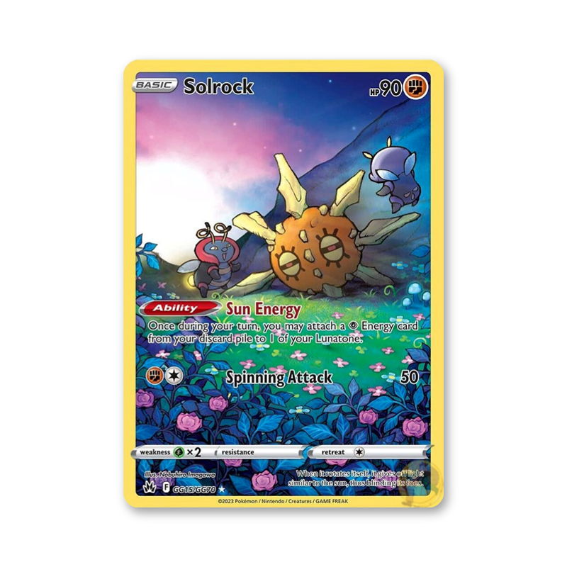 Solrock - GG15/GG70 (Crown Zenith: Galarian Gallery)