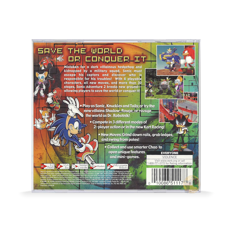 Sonic Adventure 2 (Sega Dreamcast)