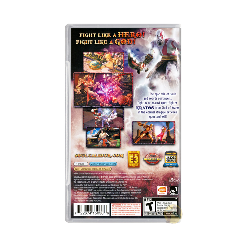 SoulCalibur: Broken Destiny (PlayStation Portable)