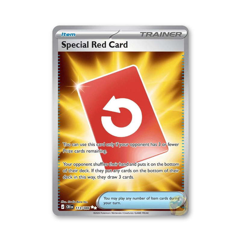 Special Red Card - 113/086 (Chaos Rising)