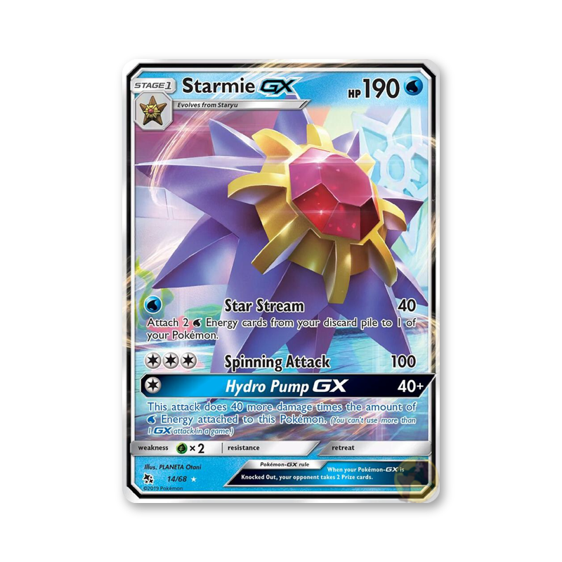Starmie GX - 14/68 (Hidden Fates)