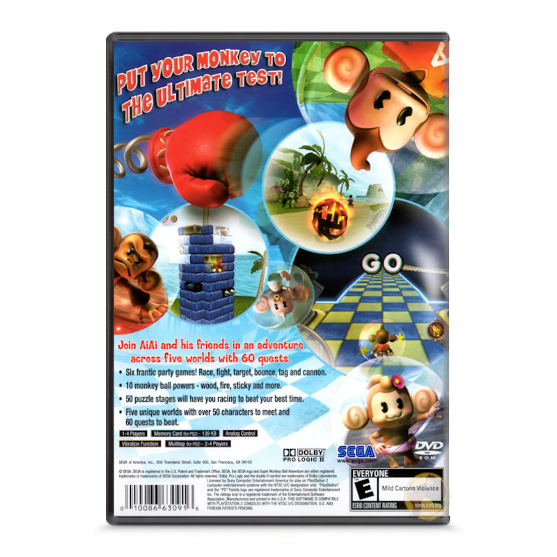 Super Monkey Ball Adventure (PlayStation 2)