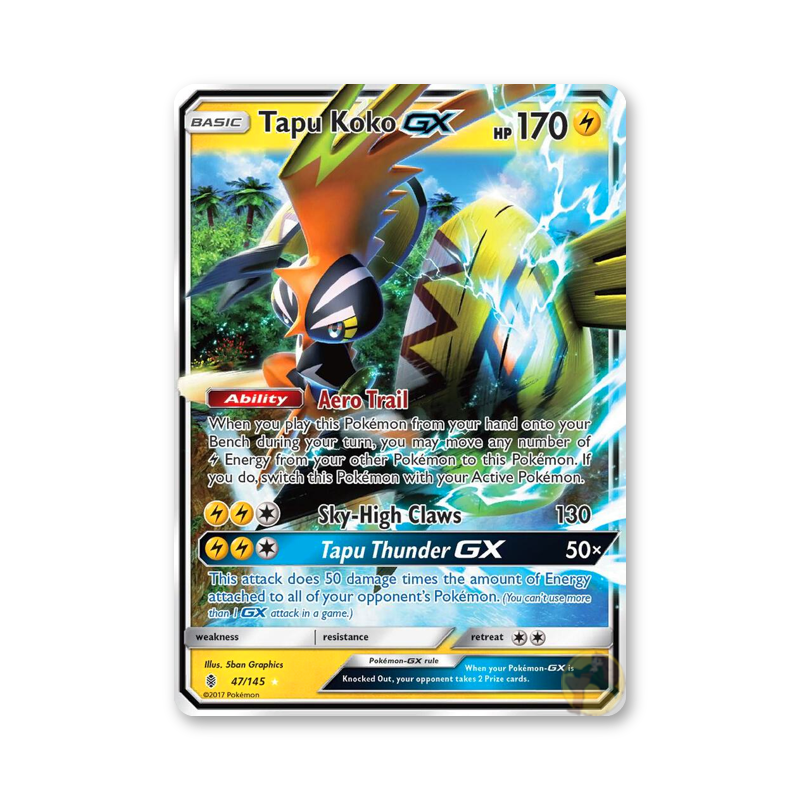 Tapu Koko GX - 47/145 (Guardians Rising)