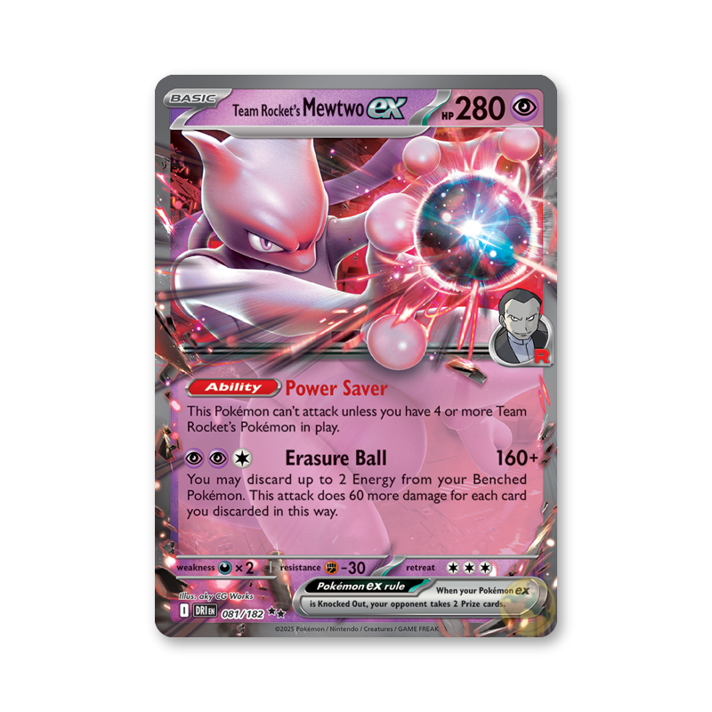 Team Rocket's Mewtwo ex - 081/182 (Destined Rivals)