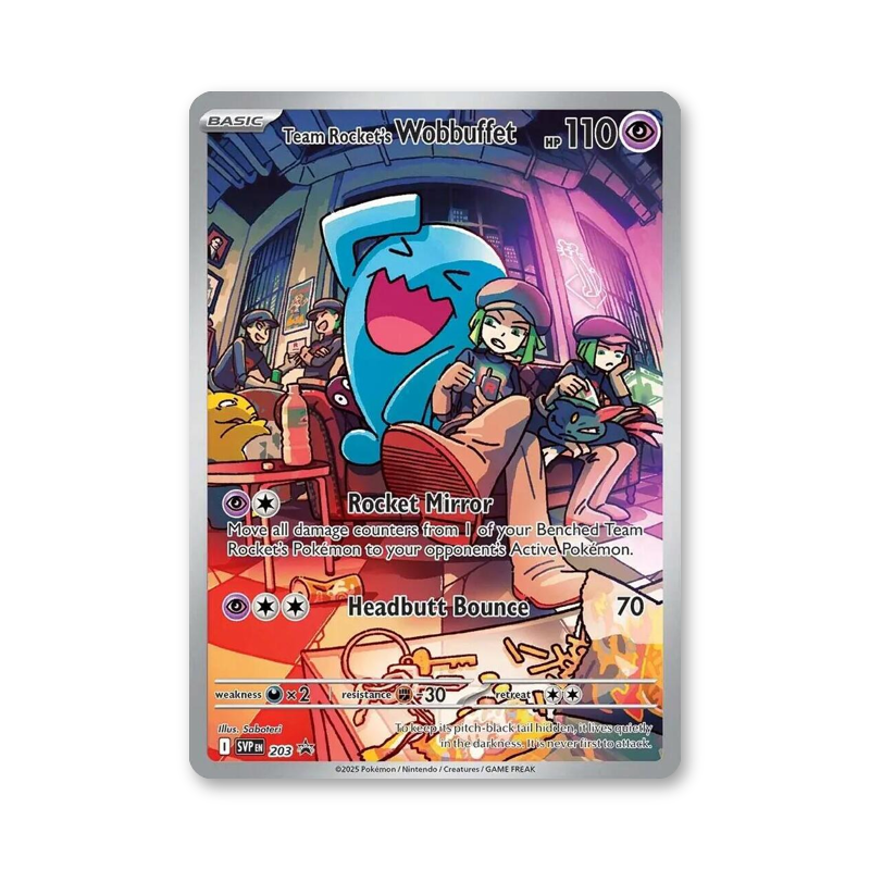 Team Rocket's Wobbuffet - 203 (Scarlet & Violet Promo)