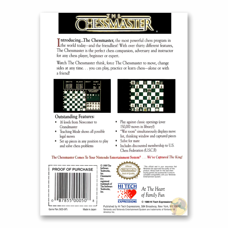The ChessMaster (Nintendo NES)