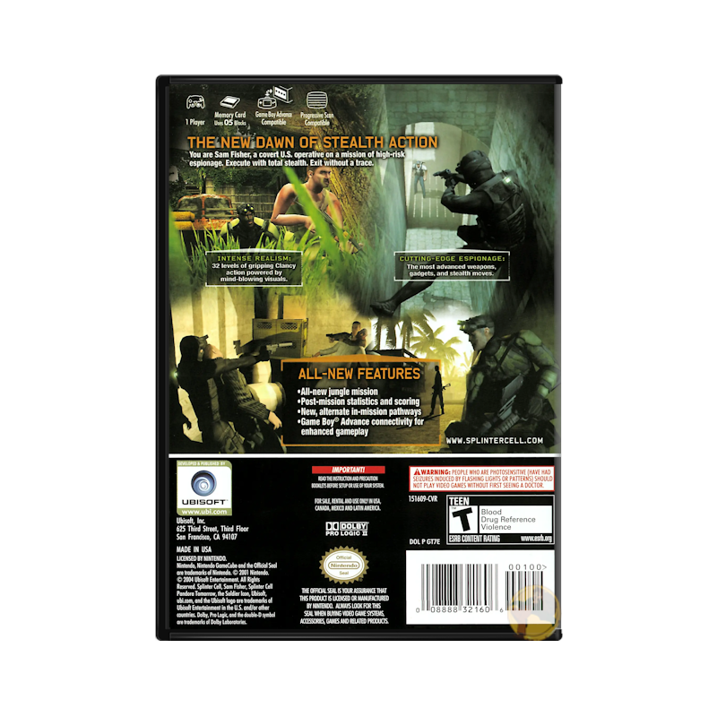 Tom Clancy's Splinter Cell: Pandora Tomorrow (Nintendo GameCube)
