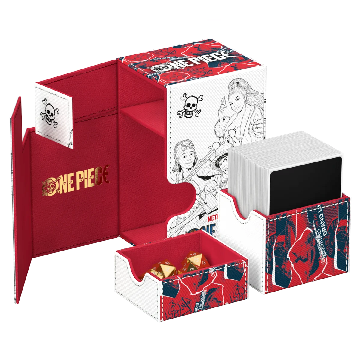 Ultimate Guard: Flip'n'Tray 80+ - Xenoskin - One Piece - Sketch