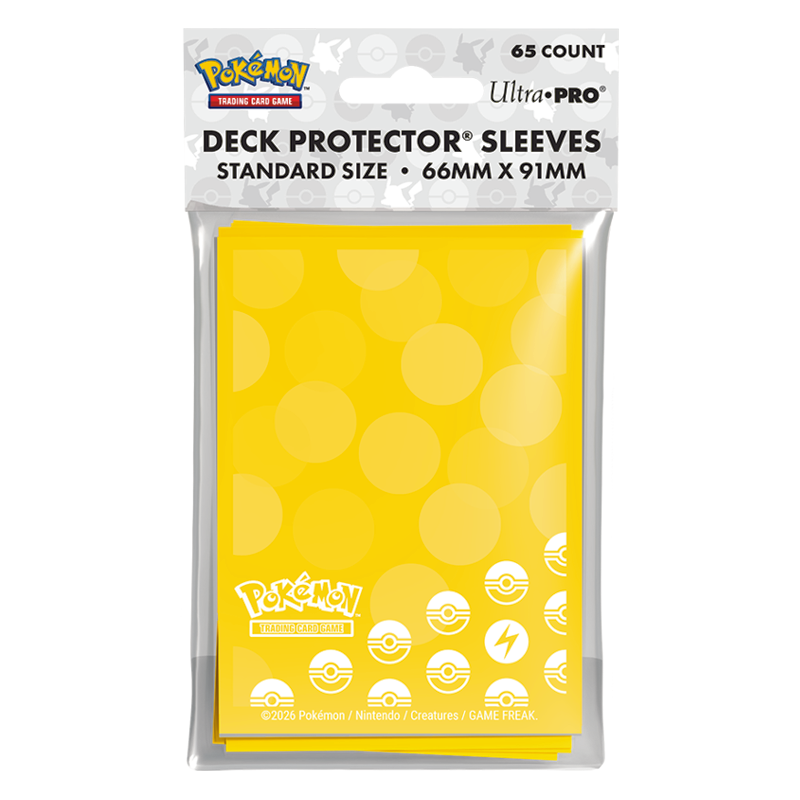 Ultra Pro: Pokémon TCG - Energy - Lightning Type 65ct DECK PROTECTOR® Sleeves