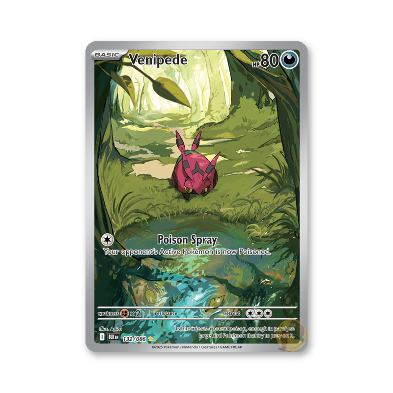 Venipede - 132/086 (Black Bolt)