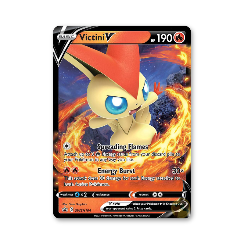 Victini V - SWSH104 (Sword & Shield Promo Cards)