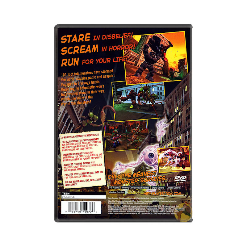 War of the Monsters (PlayStation 2)