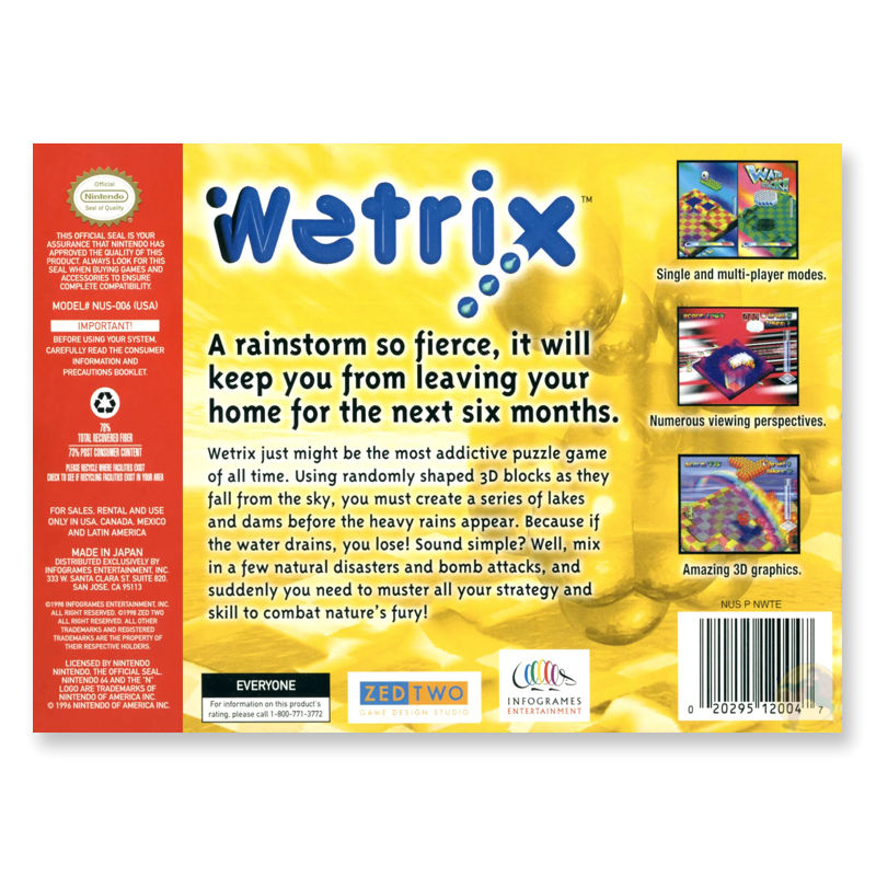 Wetrix (Nintendo 64)