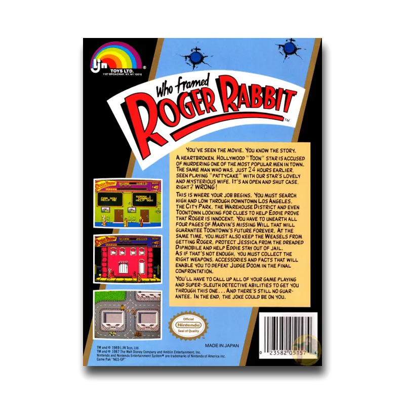 Who Framed Roger Rabbit (Nintendo NES)
