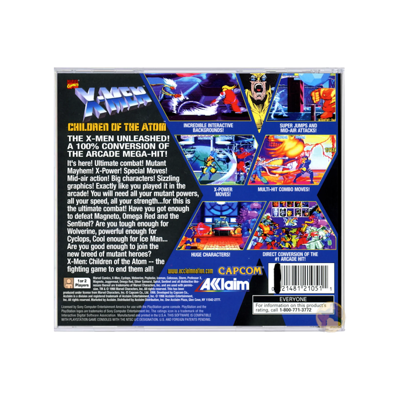X-Men: Children Of The Atom (PlayStation 1)