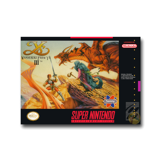 Ys III: Wanderers from Ys (Nintendo SNES)