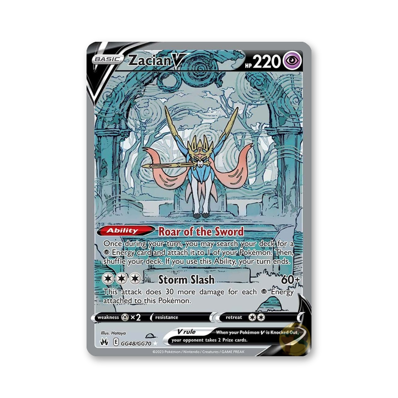 Zacian V - GG48/GG70 (Crown Zenith: Galarian Gallery)