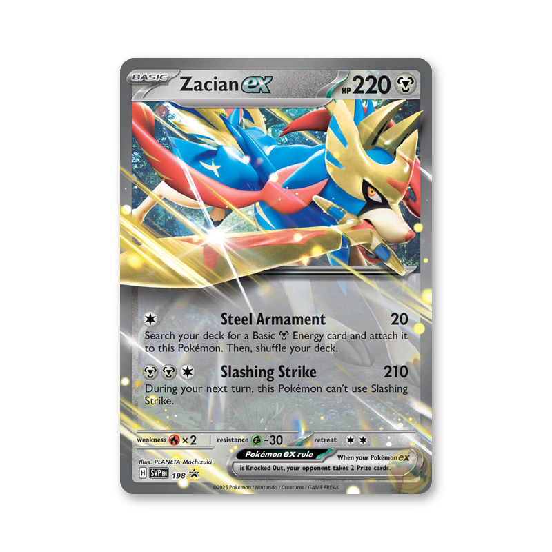Zacian ex - 198 (Scarlet & Violet Promo Cards)