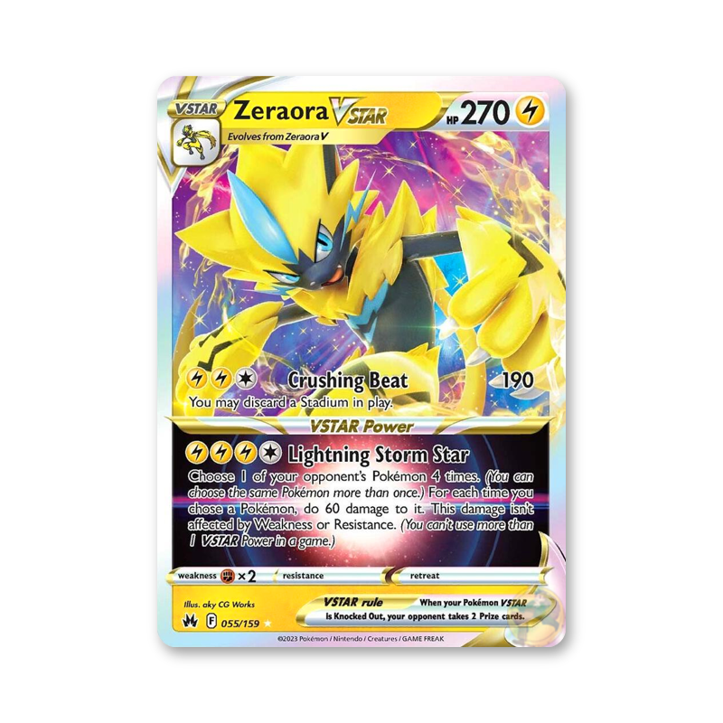 Zeraora VSTAR - 055/159 (Crown Zenith)