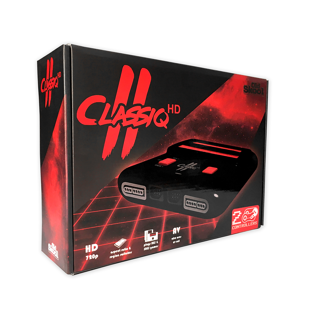 Classiq 2 HD Console - Black/Red (NES & SNES)