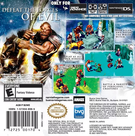 The Chronicles of Narnia: The Lion, the Witch, and the Wardrobe (Nintendo Gameboy Advance)