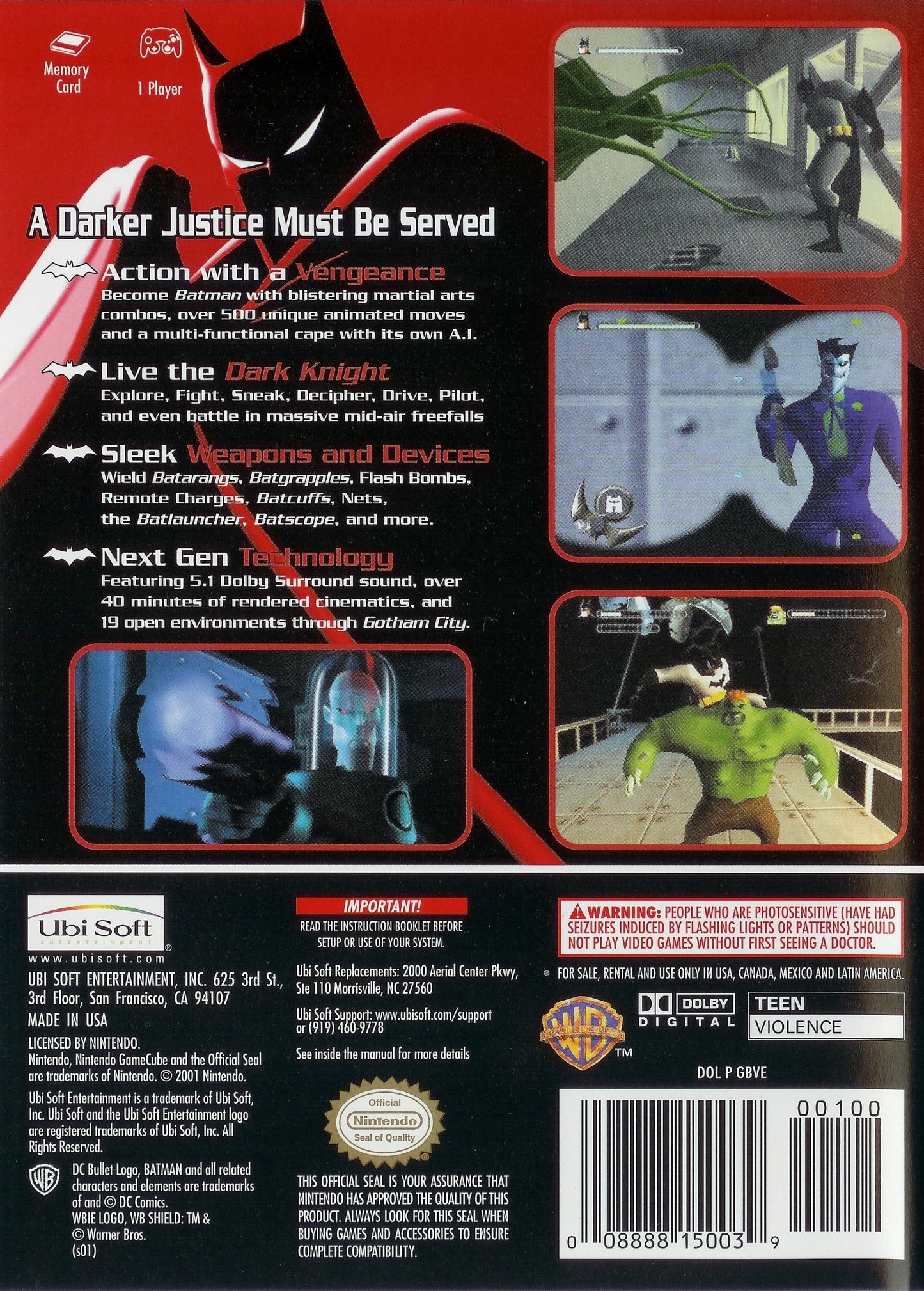 Batman Vengeance (Nintendo GameCube)