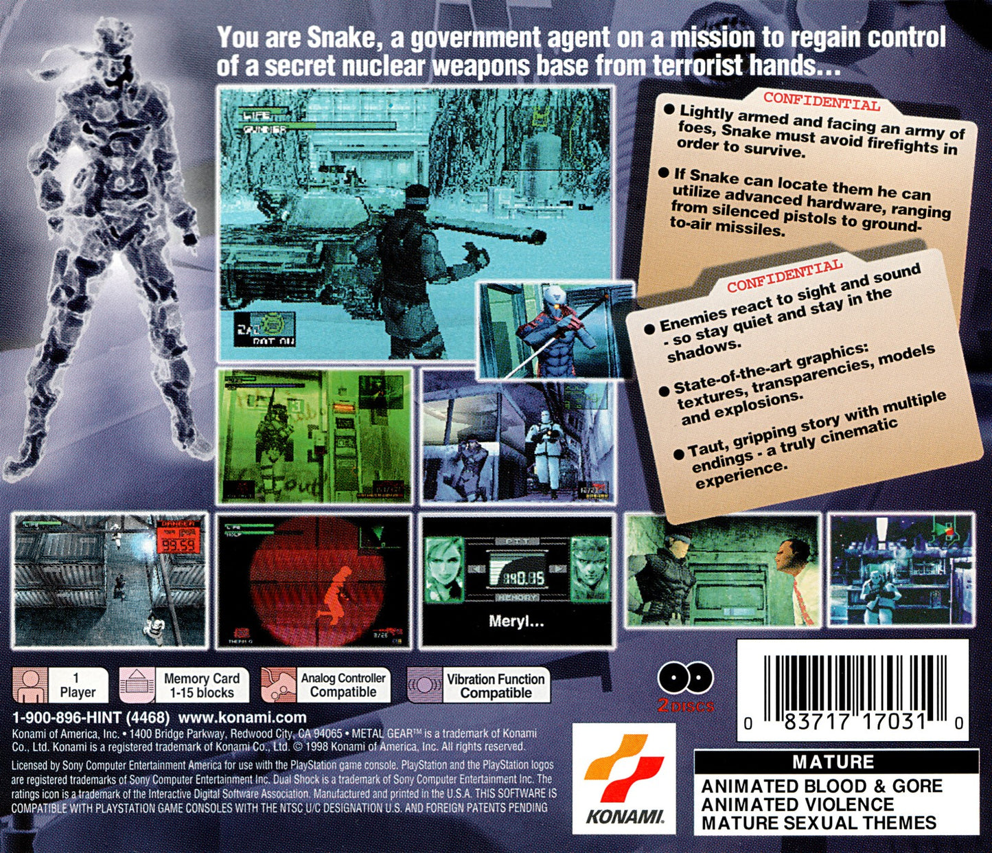 Metal Gear Solid (PlayStation 1)