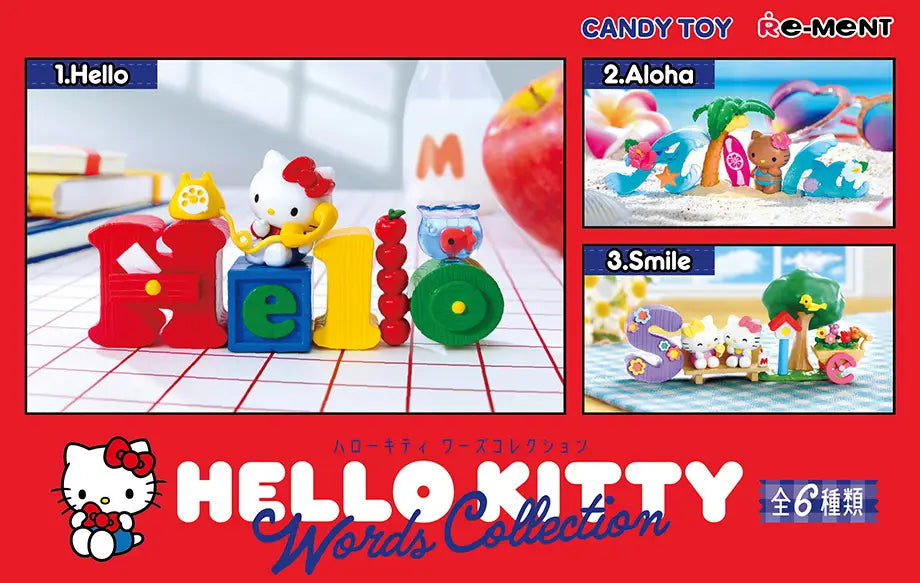 Re-Ment: Hello Kitty - Hello Kitty Words Collection (EST. April 2026 Pre-Order)