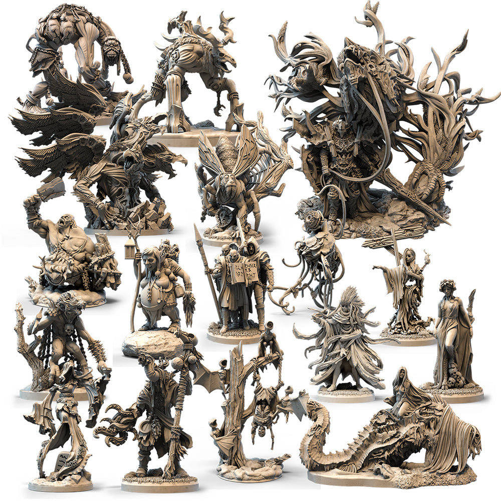 Tainted Grail: Monsters of Avalon – Past and Future Miniature Pack