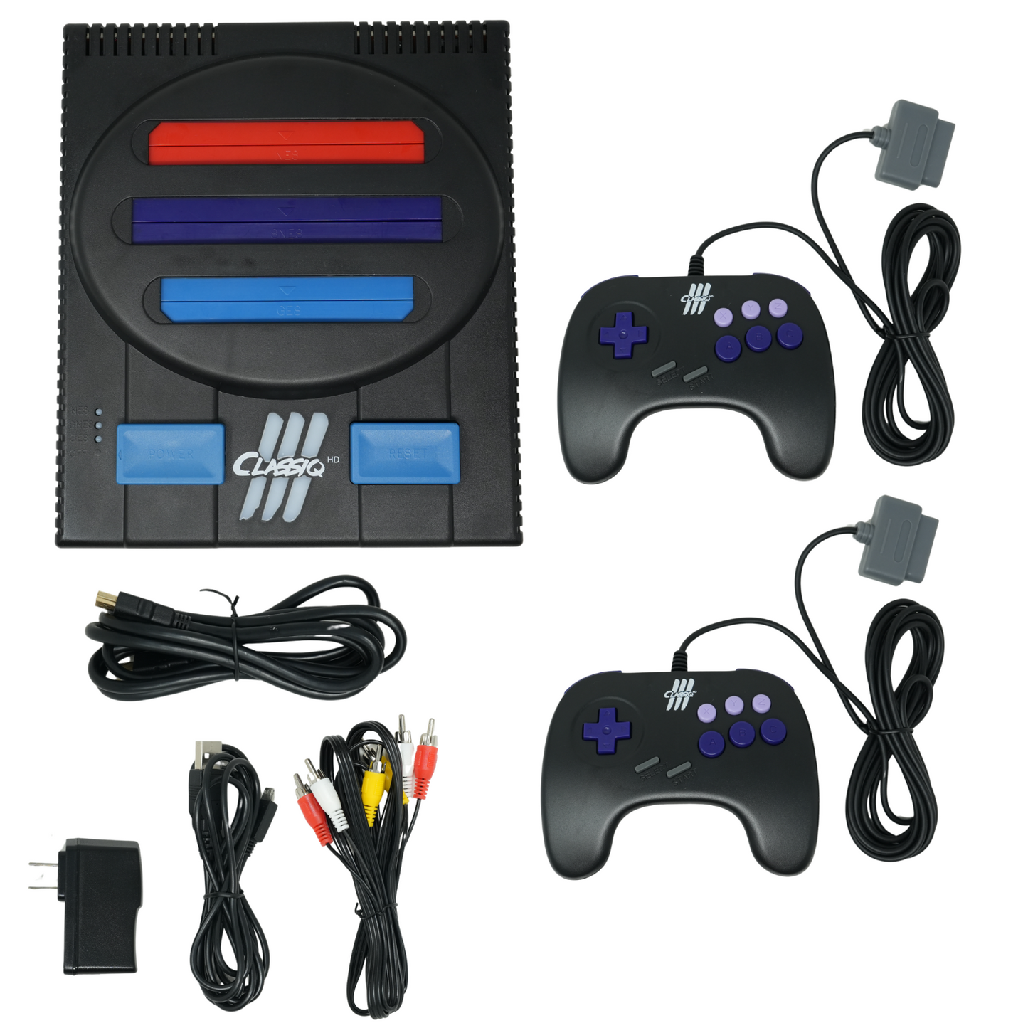 Classiq 3 HD Console - Black (NES, SNES, & Genesis)