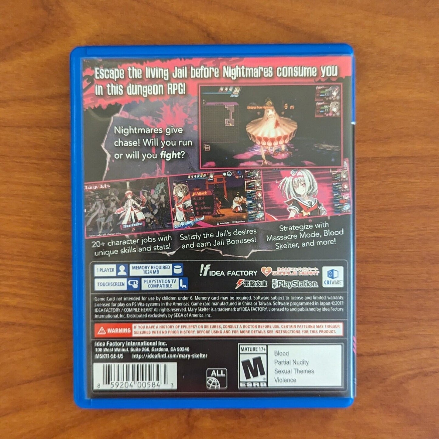 Mary Skelter: Nightmares (Sony PlayStation Vita)