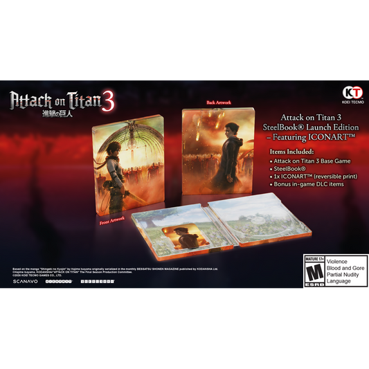 Attack on Titan 3 - SteelBook Launch Edition (PlayStation 5) [PRE-ORDER]