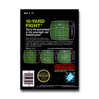 10-Yard Fight [5 Screw] (Nintendo NES)