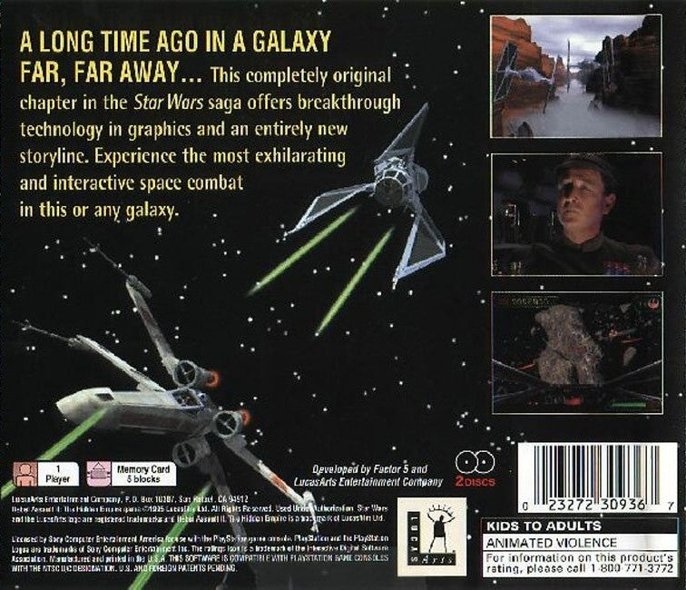 Star Wars: Rebel Assault II - The Hidden Empire (PlayStation 1)