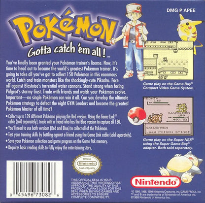 Pokémon Blue Version (Nintendo Game Boy)