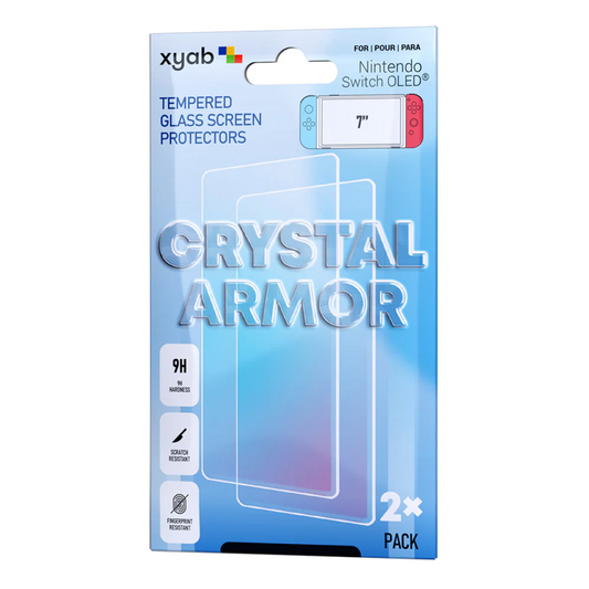Nintendo Switch OLED Tempered Glass Screen Protectors [2-Pack] (XYAB)