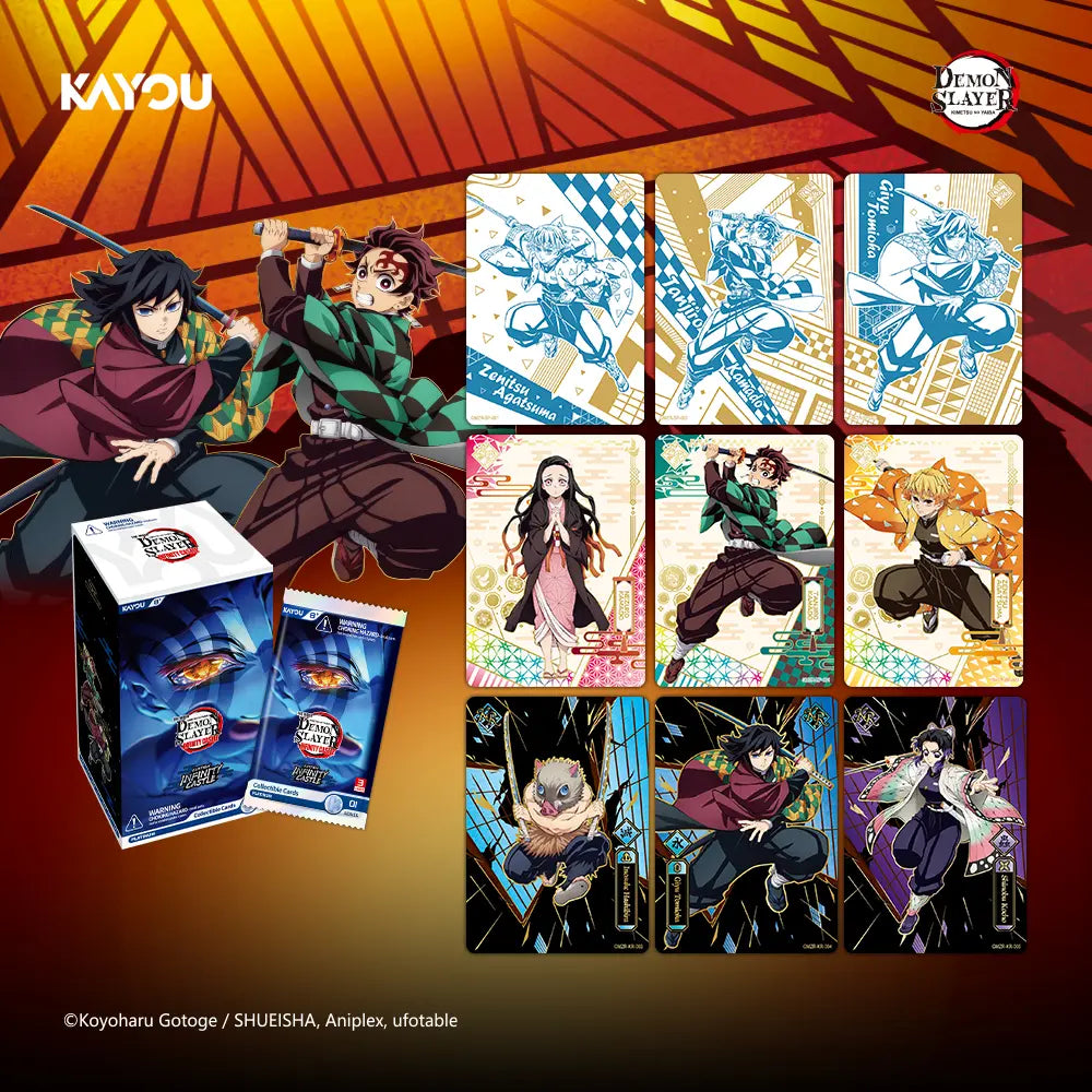 Demon Slayer: Kimetsu no Yaiba Collectable Cards - Infinity Castle Edition Series 1 Hobby Box (Kayou US) [12 Packs]