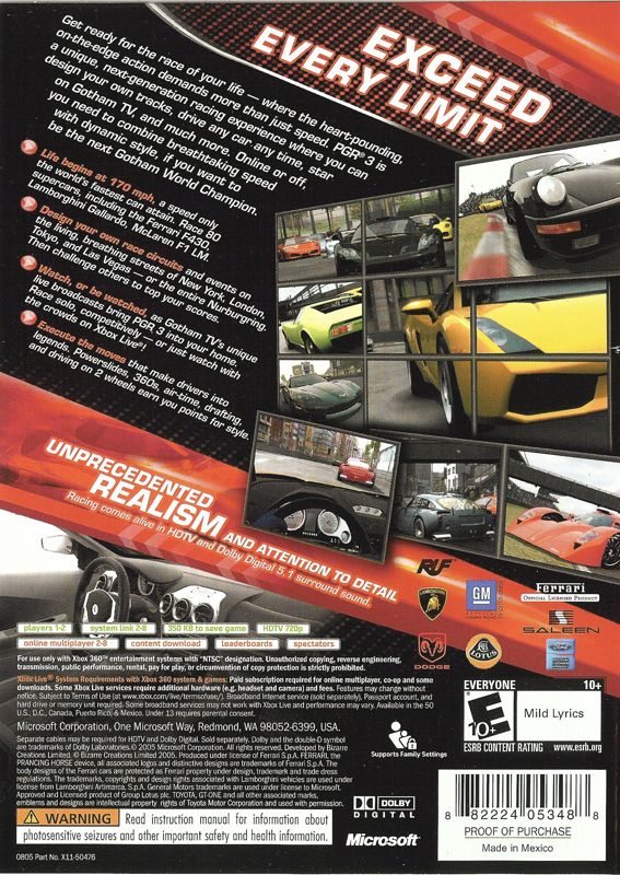 Project Gotham Racing 3 (Xbox 360)