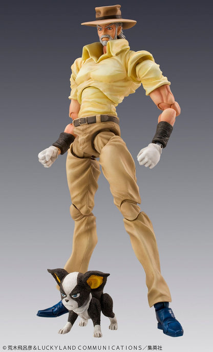 JoJo’s Bizarre Adventure: Stardust Crusaders – Joseph Joestar & Iggy Super Action Statue Figure (Medicos)