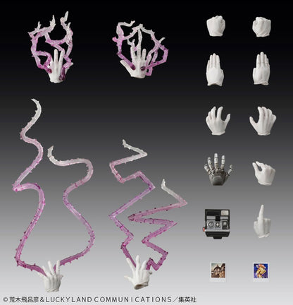 JoJo’s Bizarre Adventure: Stardust Crusaders – Joseph Joestar & Iggy Super Action Statue Figure (Medicos)