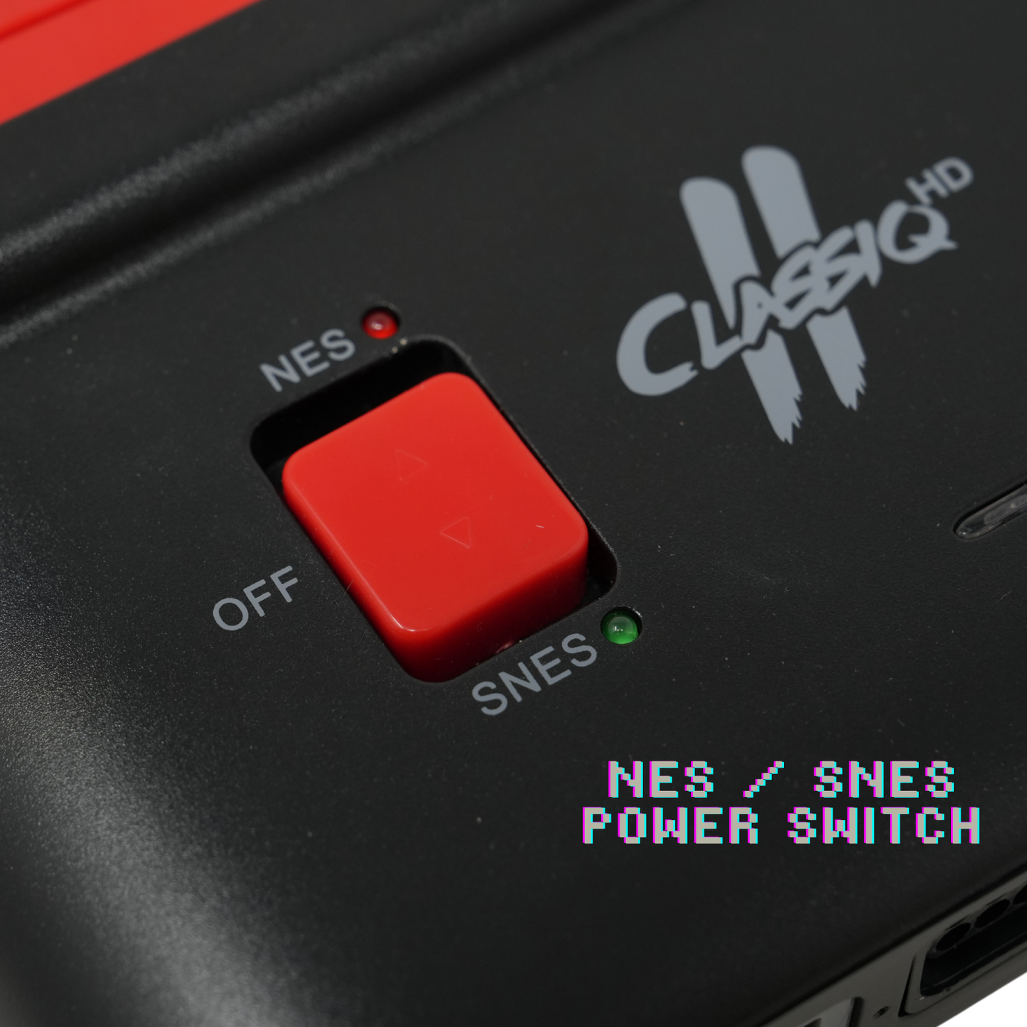 Classiq 2 HD Console - Black/Red (NES & SNES)