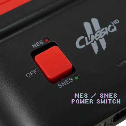 Classiq 2 HD Console - Black/Red (NES & SNES)