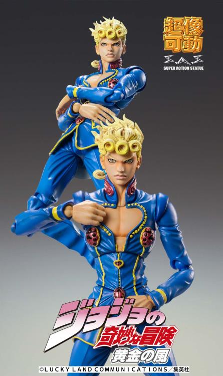 JoJo’s Bizarre Adventure Part 5: Golden Wind – Giorno Giovanna Second Super Action Statue Figure (Medicos)