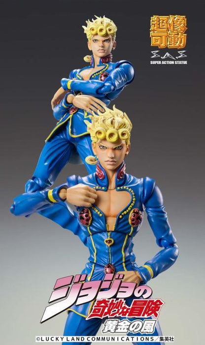 JoJo’s Bizarre Adventure Part 5: Golden Wind – Giorno Giovanna Second Super Action Statue Figure (Medicos)
