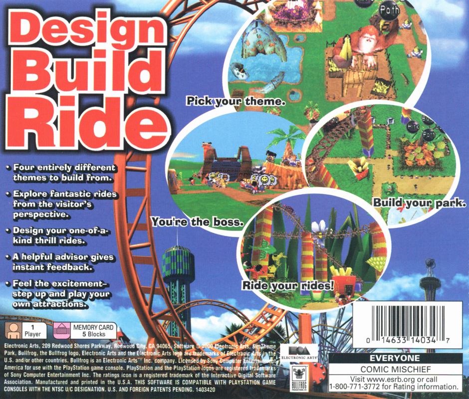Sim Theme Park (PlayStation 1)