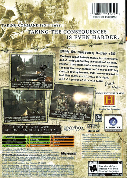 Brothers in Arms: Earned in Blood (Xbox)