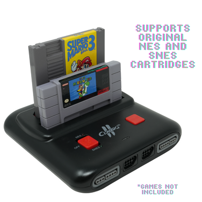 Classiq 2 HD Console - Black/Red (NES & SNES)