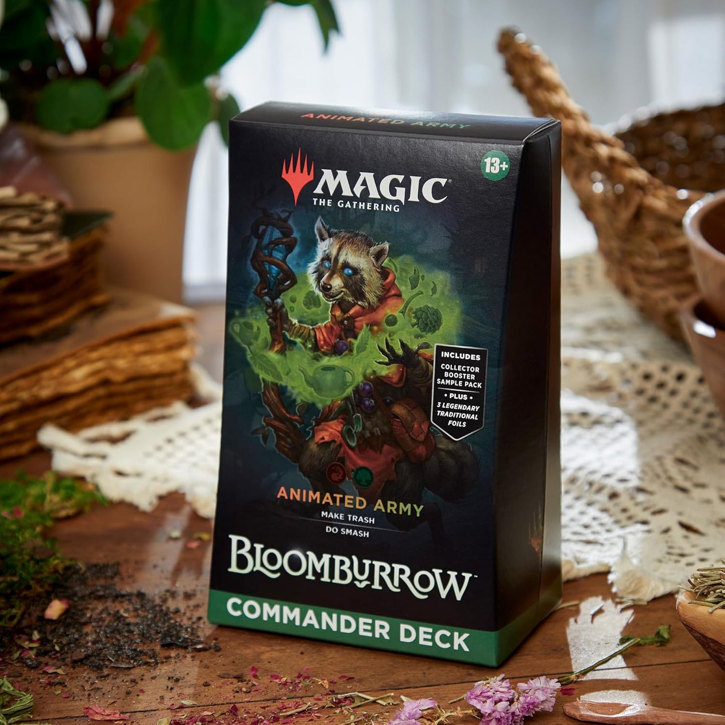Magic: The Gathering - Bloomburrow Commander Deck - Animated Army (Red-Green)